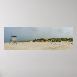 Noodschuilplaats op het Poster