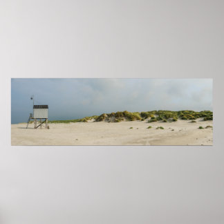 Noodschuilplaats op het Poster