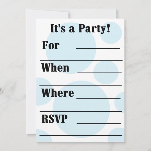 Noodsituatie 1e verjaardag Uitnodigingen (Achterkant)