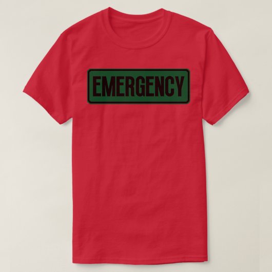 Noodsituatie 5 t-shirt (Design voorkant)