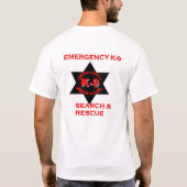 Noodsituatie K-9-Star Logo Shirt (Achterkant)