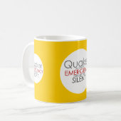 Noodsituatie voor Quaker Koffiemok (Voorkant links)