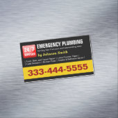 Noodstopcontact - Plumber Fridge Magnet Magnetisch Visitekaartje (Voorbeeld)