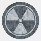 Noodstralingssymbool Sticker (Voorkant)