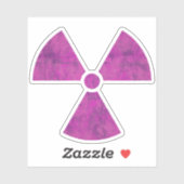 Noodstralingssymbool Sticker (Vel)