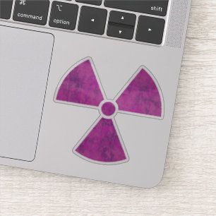 Noodstralingssymbool Sticker