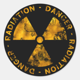 Noodstralingssymbool Sticker