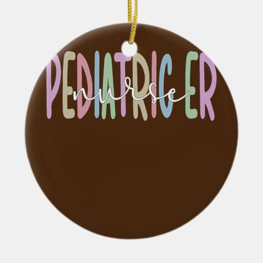 Noodtoestand bij kinderen keramisch ornament (Voorkant)