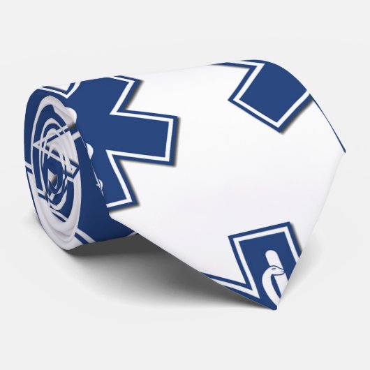 Noodtoestand EMS-Logo Stropdas (Opgerold)