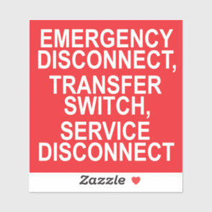 NOODVERBINDING VERBREKEN, LABEL OVERDRACHTSSCHAKEL