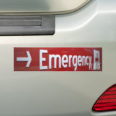 Noodverpleegkundige Bumpersticker (Op auto)