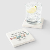 Noodverpleegkundige Funny Geweldige ER Verpleegkun Stenen Onderzetter (Zijkant)