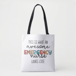 Noodverpleegkundige Funny Geweldige ER Verpleegkun Tote Bag