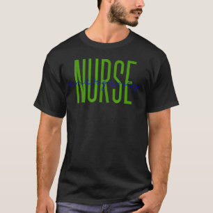 Noodverpleegkundige luipaard printkaart zurse zwel t-shirt