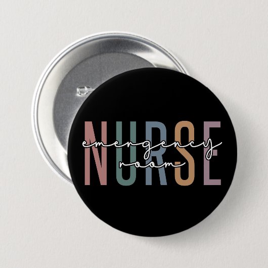 Noodverpleegkundige RN Toekomstige verpleegkundige Ronde Button 7,6 Cm (Voorkant /achterkant)