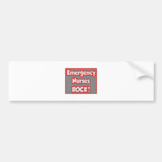 Noodverpleegkundigen Rock! Bumpersticker