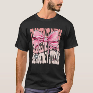 Noodverpleegster Week Dag voor Vrouwen Roze Coquet T-shirt
