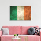 noodvlag van Ierland Canvas Afdruk (Insitu (Woonkamer))