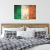 noodvlag van Ierland Canvas Afdruk (Insitu (Slaapkamer))