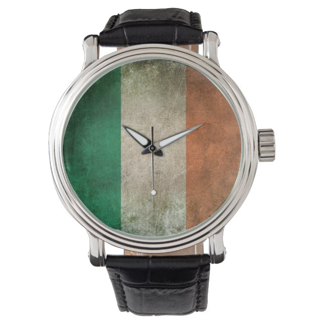  noodvlag van Ierland Horloge (Voorkant)