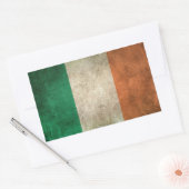  noodvlag van Ierland Rechthoekige Sticker (Envelop)
