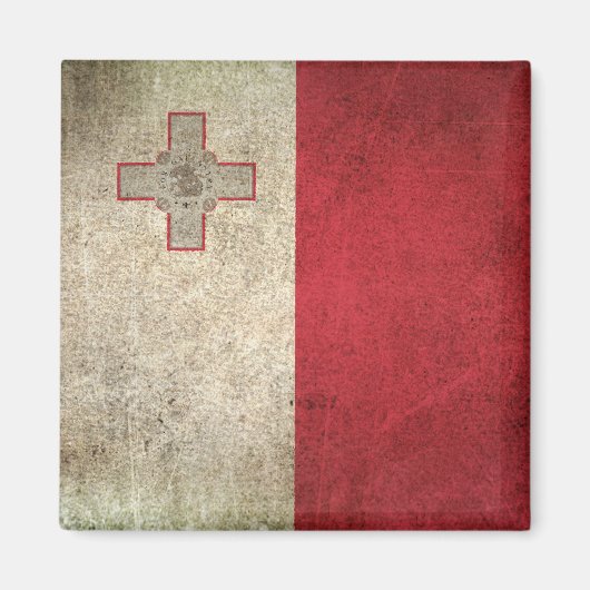 noodvlag van Malta Magneet (Voorkant)
