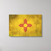 noodvlag van New Mexico Canvas Afdruk (Voorkant)