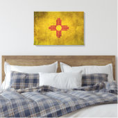 noodvlag van New Mexico Canvas Afdruk (Insitu (Slaapkamer))