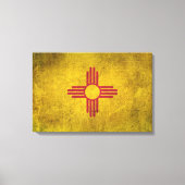  noodvlag van New Mexico Canvas Afdruk (Voorkant)