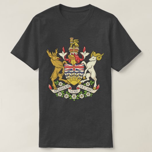noodwapen van Brits-Columbia T-shirt (Design voorkant)