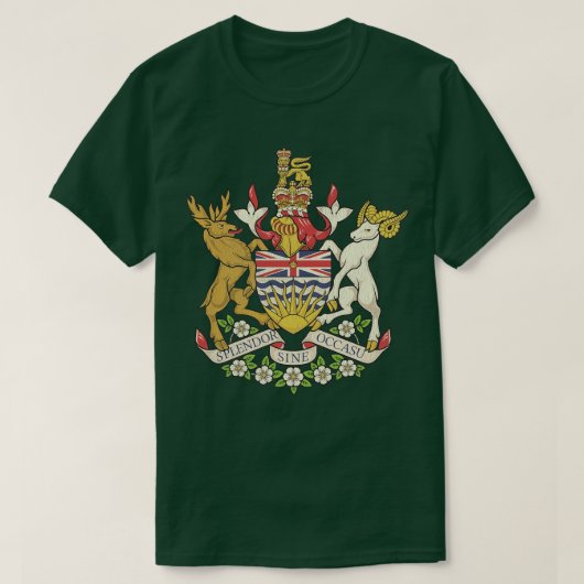  noodwapen van Brits-Columbia T-shirt (Design voorkant)