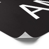 Noodwijzerplaat 999 poster (Hoek)