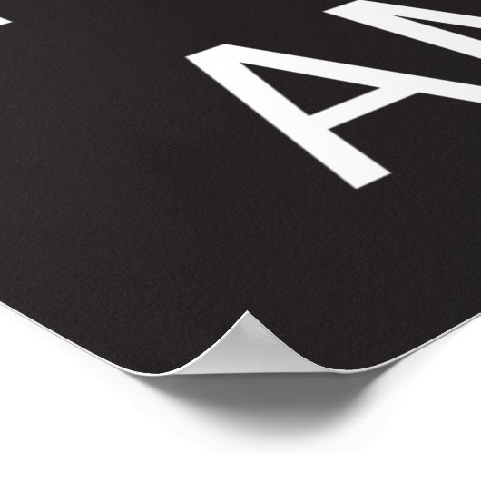 Noodwijzerplaat 999 poster (Hoek)