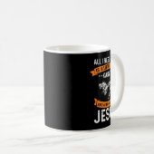 Noodzaak Karate Jesus Christelijk God Love Sports Koffiemok (Voorkant rechts)