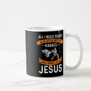 Noodzaak Karate Jesus Christelijk God Love Sports  Koffiemok