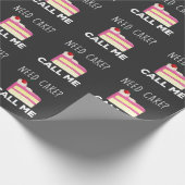 Noodzaak om me te noemen Betaalde Bakkerij Humor Cadeaupapier (Hoek)