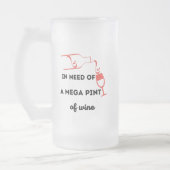 Noodzaak van megapunt wijn matglas bierpul (Links)