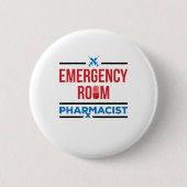 Noodzaal Farmacie Ronde Button 5,7 Cm (Voorkant)