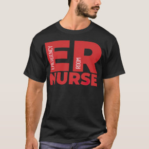 Noodzaal voor verpleegbaan t-shirt