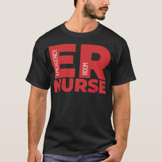 Noodzaal voor verpleegbaan t-shirt