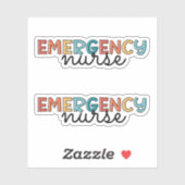 Noodzaal Zenuwzenders Sticker (Vel)