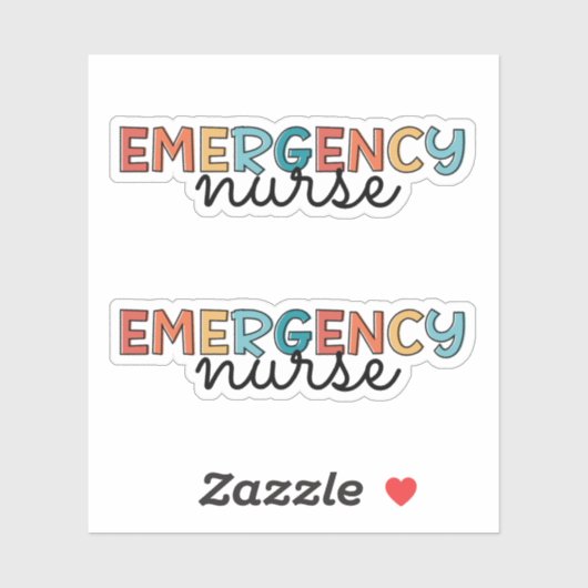 Noodzaal Zenuwzenders Sticker (Vel)