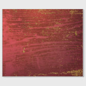 Noodzakelijk goud en rood 13 cadeaupapier (Vlak)