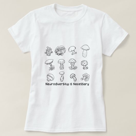 Noodzakelijke ADHD-autisme Dyslexie T-shirt (Design voorkant)