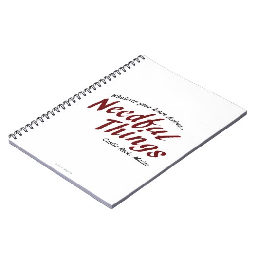 Noodzakelijke dingen notitieboek (Linkerzijde)