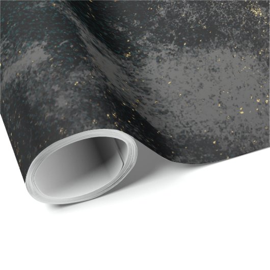 Noodzakelijke Gold en zwart-09 Cadeaupapier (Rol Hoek)