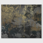 Noodzakelijke Gold en zwart-09 Cadeaupapier (Vlak)