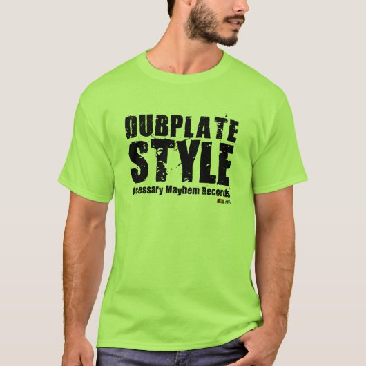 Noodzakelijke Mayhem Dubplate Style T-shirt (Voorkant)