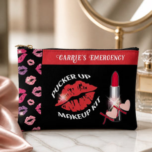 Noodzakelijke Pucker Up Make-up Kit Etui