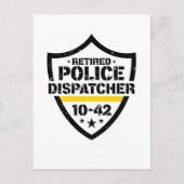 Noodzender in ruste politie 10-42 briefkaart (Voorkant)